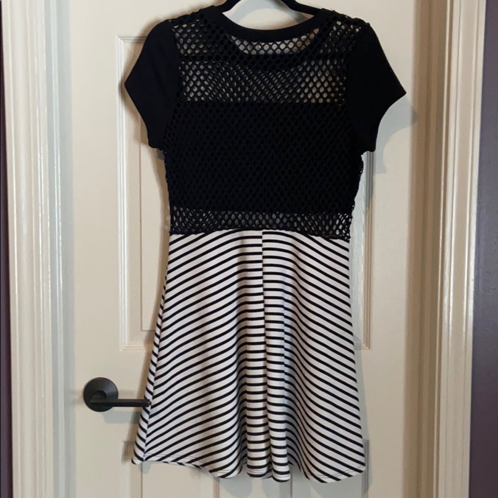 Charlotte Russe Black and White Cutout Dress - Picture 3 of 3